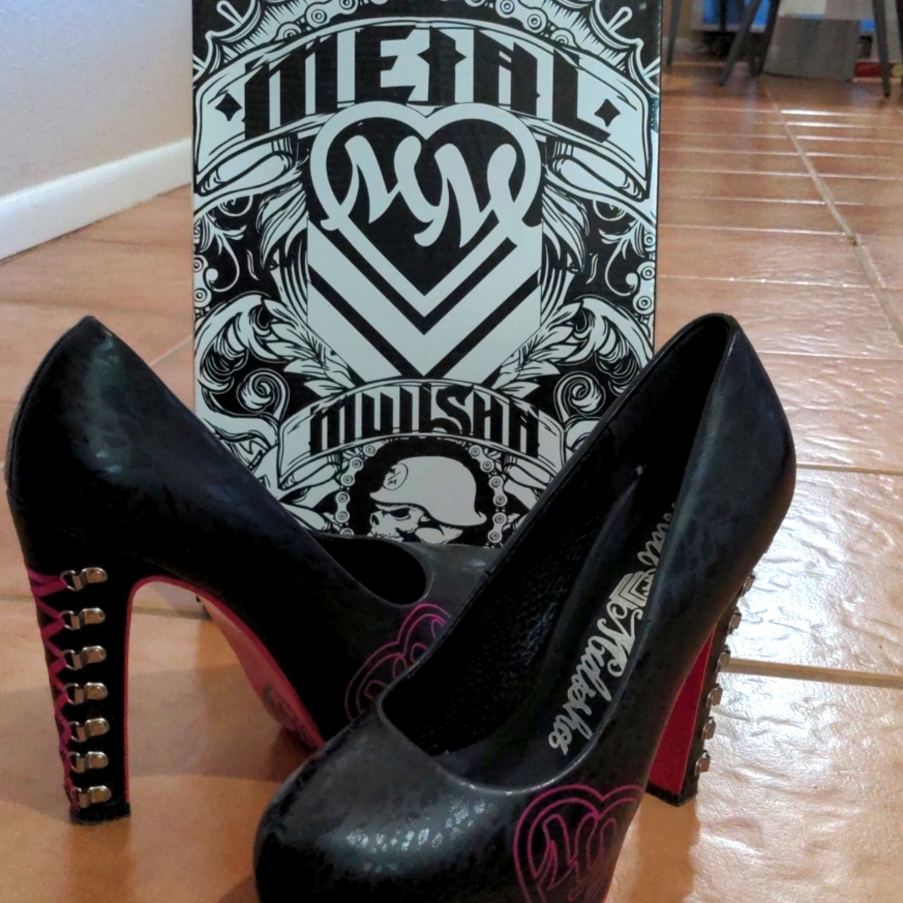 Metal mulisha high heels